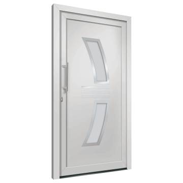 Elegant White Front Door 88x200 cm - Secure Your Home