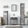 4 Piece Grey Sonoma Bathroom Furniture Set | HipoMarket