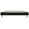 Black Bed Frame 100x200 cm | Durable Engineered Wood