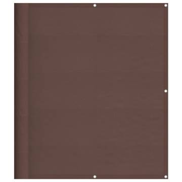 Brown Balcony Screen 120x1000 cm - 100% Polyester | HipoMarket