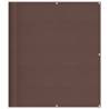 Brown Balcony Screen 120x1000 cm - 100% Polyester | HipoMarket