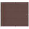 Balcony Screen Brown 90x1000 cm - Privacy & Durability