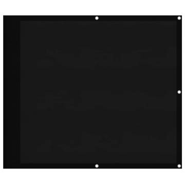 Balcony Screen Black 90x1000 cm - Durable & Water-Resistant