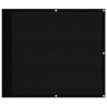 Balcony Screen Black 90x1000 cm - Durable & Water-Resistant