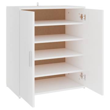 Shoe Cabinet White 60x35x70 cm - Stylish & Practical Storage