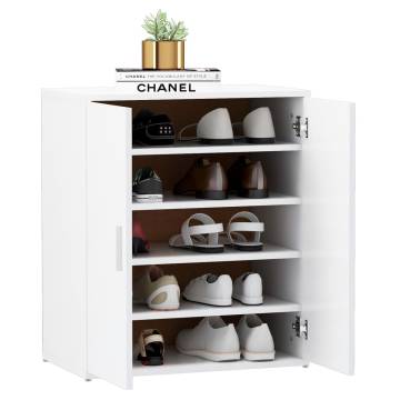 Shoe Cabinet White 60x35x70 cm - Stylish & Practical Storage