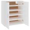 Shoe Cabinet White 60x35x70 cm - Stylish & Practical Storage