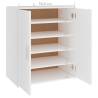 Shoe Cabinet White 60x35x70 cm - Stylish & Practical Storage