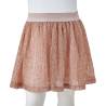 Soft Pink Kids' Skirt with Glitters - Size 128 | HipoMarket