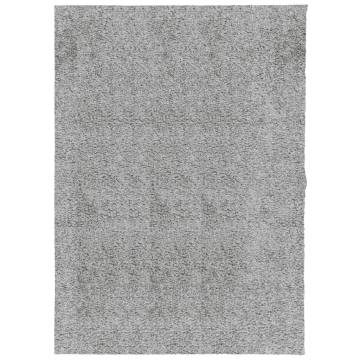 Shaggy Rug PAMPLONA High Pile Grey 240x340 cm - Hipo Market