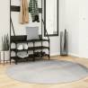 Rug IZA Short Pile Scandinavian Look Grey Ø 160 cm Colour grey Size Ø 160 cm 