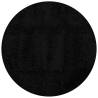 Shaggy Rug PAMPLONA - Modern Black Ø 120 cm | Hipomarket