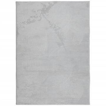 Rug IZA Short Pile Scandinavian Look Grey 200x280 cm | HipoMarket