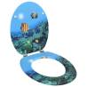 WC Toilet Seat with Lid MDF Deep Sea Design Quantity in Package 1 Design deep sea Soft close no 