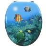 Deep Sea Design WC Toilet Seat with Lid - Durable & Stylish