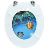 Deep Sea Design WC Toilet Seat with Lid - Durable & Stylish