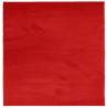 Rug OVIEDO Short Pile Red 120x120 cm - Comfort & Style