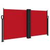 Retractable Side Awning Red 120x600 cm - Hipomarket