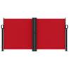 Retractable Side Awning Red 120x600 cm - Hipomarket