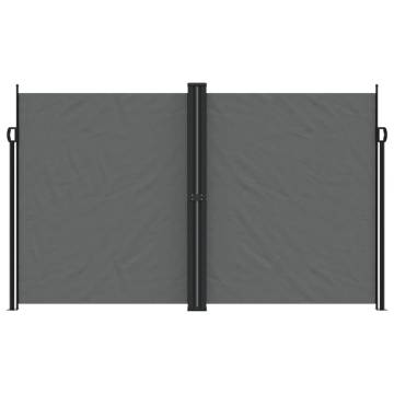 Retractable Side Awning Anthracite 200x600 cm - Hipomarket