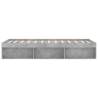 Concrete Grey Super King Size Bed Frame 180x200 cm | Hipo Market