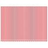 Replacement Awning Fabric Red & White Stripe - 5x3.5m