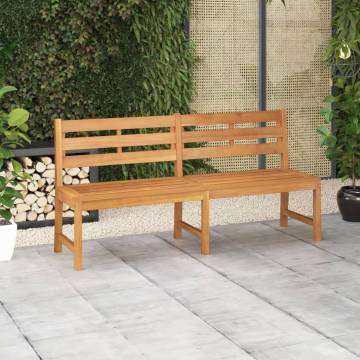 Garden Bench 180 cm Solid Teak Wood - Durable & Stylish