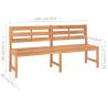 Garden Bench 180 cm Solid Teak Wood - Durable & Stylish