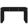 Black Garden Bench 80x38x45 cm - Solid Pine Wood