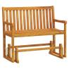 Garden Swing Bench 110 cm Solid Acacia Wood - Relax Outdoors