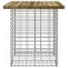 Garden Bench Gabion Design - Durable Pine Wood | Hipo Market