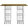 Garden Bench Gabion Design - Durable Pine Wood | Hipo Market