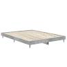 Concrete Grey Bed Frame 140x190 cm - Stylish & Durable