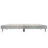 Concrete Grey Bed Frame 140x190 cm - Stylish & Durable