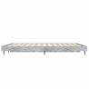 Concrete Grey Bed Frame 140x190 cm - Stylish & Durable