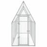 Chicken Cage Silver 400x100x190 cm | Galvanised Steel Coop