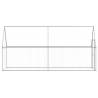 Chicken Cage Silver 400x100x190 cm | Galvanised Steel Coop