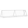 Spacious Silver Chicken Cage - 400x105x91 cm Galvanised Steel