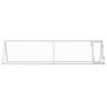 Spacious Silver Chicken Cage - 400x105x91 cm Galvanised Steel