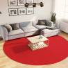 Rug OVIEDO Short Pile Red Ø 280 cm Colour red Size Ø 280 cm 