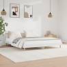 Bed Frame White 140x200 cm Engineered Wood Colour white Size 140 x 200 cm 