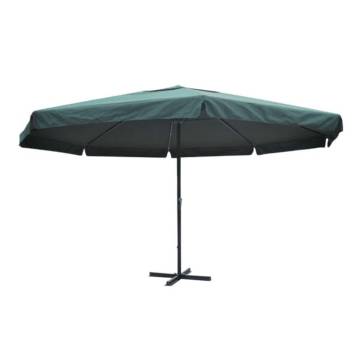 Parasol Green Aluminium 500 cm - UV Resistant Patio Shade