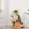 Solid Wood Fir Flower Stand - 58x25x51 cm | HipoMarket