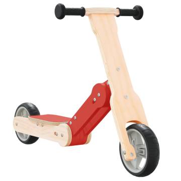 Kids 2-in-1 Red Scooter | Fun & Safe Balance Bike