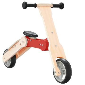 Kids 2-in-1 Red Scooter | Fun & Safe Balance Bike