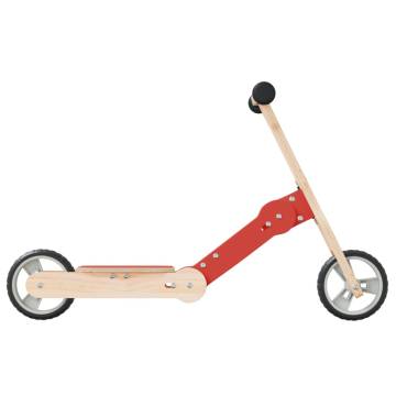 Kids 2-in-1 Red Scooter | Fun & Safe Balance Bike