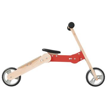 Kids 2-in-1 Red Scooter | Fun & Safe Balance Bike