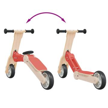 Kids 2-in-1 Red Scooter | Fun & Safe Balance Bike