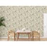 DUTCH WALLCOVERINGS Flamingo Cream & Mint Wallpaper