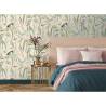 DUTCH WALLCOVERINGS Flamingo Cream & Mint Wallpaper